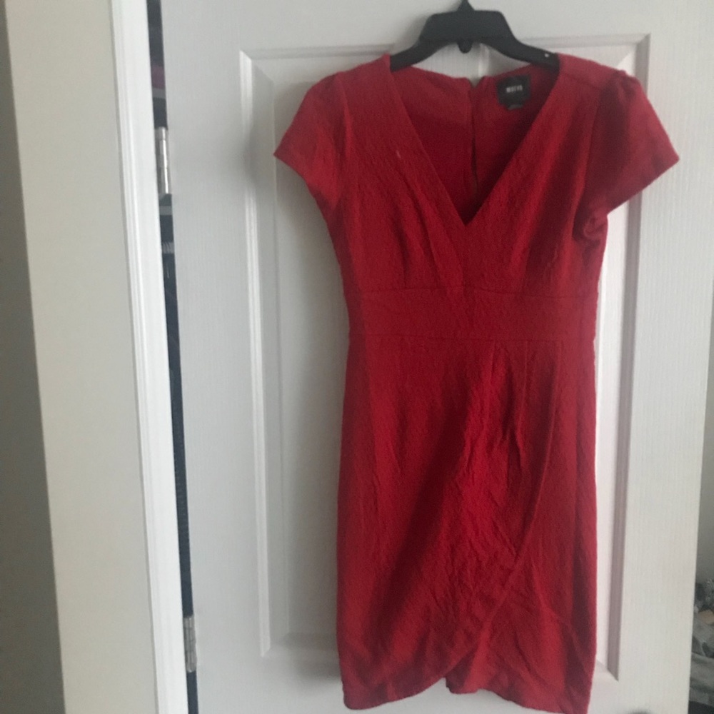 Maeve Red Dress from Anthroplogie